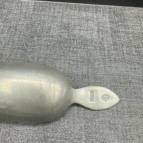 Vintage Pewter Scoop Stieff Williamsburg 4 ¾” Apothecary Ice Tea Sugar Caddy - Picture 10 of 10